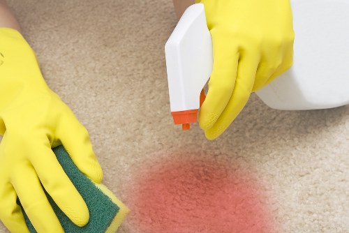 Cleaning company working in a Sutton family home