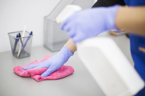 Customer complaint process for a deep cleaning service