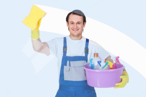Office cleaners servicing a professional workplace in Sutton