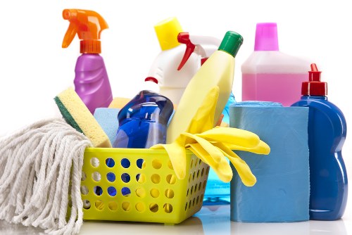 Property cleaning team preparing a Sutton home for move-out inspection
