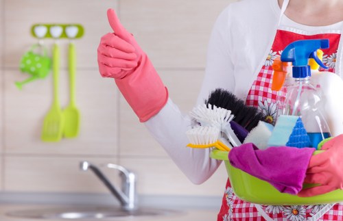Deep cleaning tasks in a Sutton bathroom and tiled area