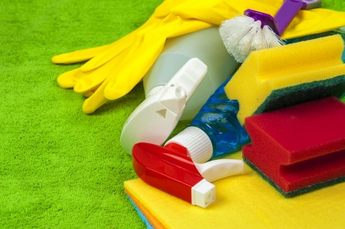 Professional domestic cleaning in a Sutton family kitchen