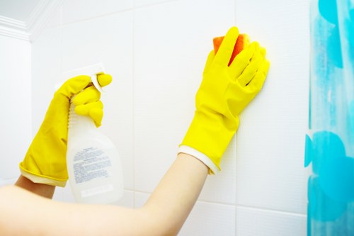 Professional cleaners handling a kitchen deep clean in Sutton