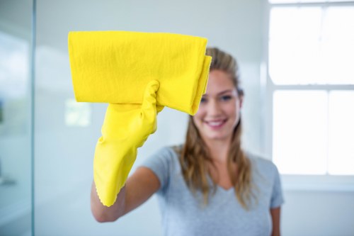 Regular cleaning service for a Sutton living room