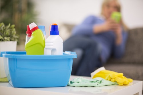 Carpet cleaning treatment for a living room in Sutton